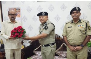राज्यपाल डेका से सीमा सुरक्षा बल के अतिरिक्त महानिदेशक ने की भेंट
