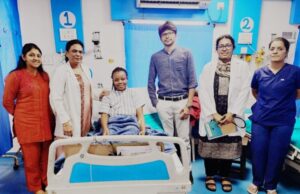 साउथ अफ्रीका के मरीज की हुई अम्बेडकर अस्पताल में सफल सर्जरी, मरीज ऑपरेशन के बाद डिस्चार्ज
