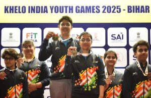 खेलो इण्डिया यूथ गेम्स : मध्यप्रदेश के खिलाडियों ने 1 स्वर्ण सहित जीते 4 पदक