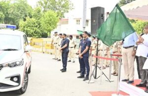 मुख्यमंत्री ने परिवहन सुरक्षा बेड़े में शामिल 48 वाहनों को झंडी दिखाकर किया रवाना