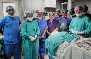 7 सेंटीमीटर तक चेहरे में घुसा औजार, घायल बालक को जान के जोखिम से बाहर लाया, ईएनटी विभाग के डॉक्टरों ने रचा कीर्तिमान