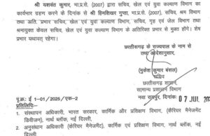 IAS यशवंत कुमार को मिली अतिरिक्त जिम्मेदारी