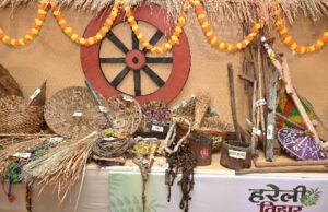 मुख्यमंत्री निवास में हरेली उत्सव: छत्तीसगढ़ी परंपराओं की झलक, पारंपरिक कृषि यंत्रों के साथ बिखरी सांस्कृतिक छटा