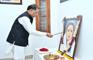 मुख्यमंत्री श्री साय ने छत्तीसगढ़ की प्रथम महिला सांसद और समाज सेविका मिनीमाता की पुण्यतिथि पर किया नमन