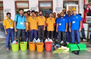 स्वतंत्रता दिवस स्वच्छता पखवाड़ा : सभी प्रमुख स्टेशनों पर स्वच्छता जागरूकता अभियान का आयोजन