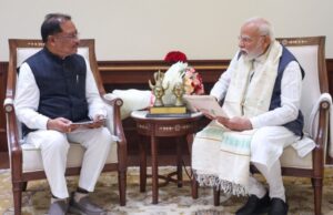PM से मिले सीएम साय, 1 नवंबर को ‘अमृत रजत महोत्सव’ में प्रधानमंत्री मोदी को दिया न्यौता