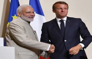 प्रधानमंत्री नरेन्द्र मोदी को राष्ट्रपति मैक्रों का कॉल आया, शांति और स्थिरता की शीघ्र बहाली के निरंतर समर्थन को दोहराया