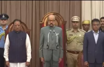 राजभवन में तीन नए विधायकों को मंत्री पद की शपथ, सीएम भी शामिल