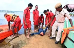 मॉकड्रिल- झुमका जलाशय में डूबते को बचाया, टापू में फंसे थे 2 मछुवारे सहित 10 लोग