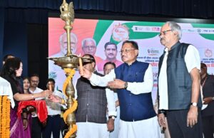 मुख्यमंत्री श्री विष्णु देव साय नगरीय प्रशासन विभाग के स्वच्छता, आवास और लोक कल्याण उत्सव में हुए शामिल