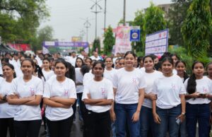 रायपुर में एम एम आई नारायणा हॉस्पिटल द्वारा आयोजित ” एन एच वॉकथॉन” सम्पन्न – हजारों लोगों की उमंग, स्वस्थ जीवन का लिया संकल्प