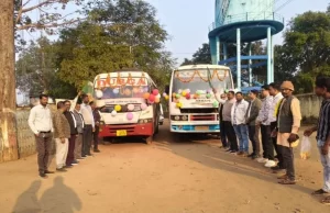 भरतपुर में नई ग्रामीण बस सेवा शुरू, मुख्यमंत्री ग्रामीण बस सेवा से ग्रामीणों में खुशी की लहर