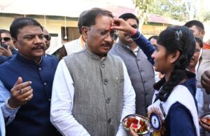 शासकीय जगतु माहरा बस्तर हाईस्कूल के शताब्दी वर्ष समारोह कार्यक्रम में मुख्यमंत्री हुए शामिल