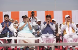 रोमांचक एयर शो, सेंध जलाशय के ऊपर आसमां में गूंजा ‘जय जोहार’ और ‘छत्तीसगढ़िया सबले बढ़िया’