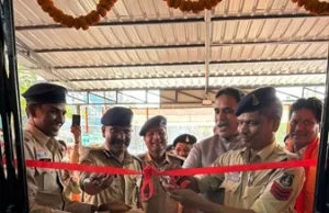पूर्व मंत्री राजेश मूणत ने रामनगर कबीर चौक में पुलिस चौकी का किया लोकार्पण