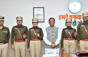 मुख्यमंत्री श्री विष्णुदेव साय से प्रशिक्षु आईपीएस अधिकारियों ने की सौजन्य भेंट
