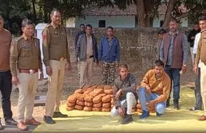 कार से गांजा तस्करी, 55 लाख से ज्यादा का माल जब्त, 2 गिरफ्तार