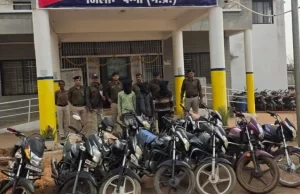 मध्यप्रदेश पुलिस का वाहन चोरों पर व्यापक प्रहार, प्रदेशभर से 53 दोपहिया वाहन बरामद