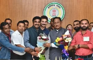 मुख्यमंत्री से छत्तीसगढ़ कर्मचारी अधिकारी फेडरेशन के प्रतिनिधिमंडल ने की मुलाकात