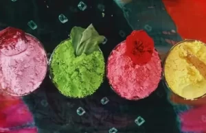 प्राकृतिक संसाधनों का उपयोग कर तैयार कर रही हैं हर्बल गुलाल बिहान दीदियां