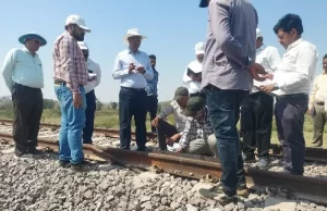 कुरुद से अभनपुर के बीच नई ब्रॉड गेज लाइन का स्पीड ट्रायल
