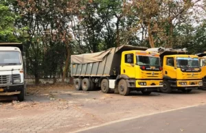 खनिज के अवैध उत्खनन एवं परिवहन मामले में 27 वाहन जब्त