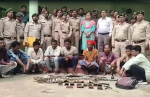 तेंदुए की खाल की तस्करी पर वन विभाग की बड़ी कार्रवाई, 9 आरोपी गिरफ्तार