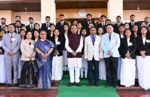 प्रशिक्षु न्यायाधीश लोकतंत्र के तीसरे स्तंभ के रूप में निभाएंगे महत्वपूर्ण भूमिका : मुख्यमंत्री श्री साय