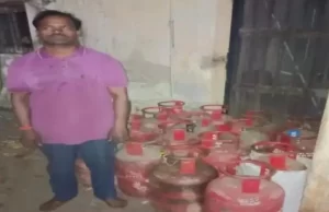 रायपुर में 16 अवैध घरेलू गैस सिलेंडरों के साथ युवक गिरफ्तार