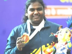 86 किलोग्राम भारोत्तोलन में महाराष्ट्र की साक्षी बुरकुले ने जीता स्वर्ण