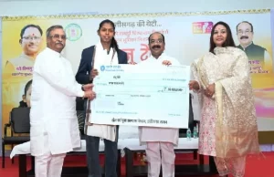 कबड्डी विश्वकप और एशियन चैंपियन बनाने वाली संजू देवी को 50 लाख की प्रोत्साहन राशि