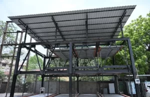 हाईड्रोलिक पजल कार पार्किंग सिस्टम से सुसज्जित हुआ नगर निगम मुख्यालय