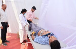 मेगा स्वास्थ्य शिविर में उमड़ा जनसैलाब
