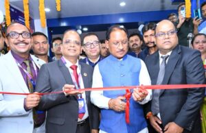 मुख्यमंत्री श्री विष्णु देव साय ने कचहरी चौक स्थित एसबीआई के नये भवन का किया शुभारंभ, आधुनिक बैंकिंग सुविधाओं से मिलेगा लाभ