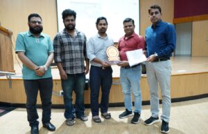 आईआईएससी बेंगलुरु प्रशिक्षण में उत्कृष्ट प्रदर्शन पर प्राध्यापकों का सम्मान