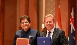 भारत और न्यूजीलैंड ने ऐतिहासिक मुक्त व्यापार समझौते पर हस्ताक्षर