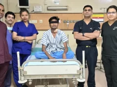 10 साल से खाँसी में खून की समस्या झेल रहे युवक को अम्बेडकर अस्पताल में मिली नई जिंदगी