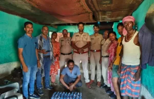 मध्यप्रदेश की शराब के साथ दो तस्कर गिरफ्तार