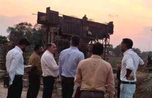 लोक निर्माण विभाग के सचिव ने निर्माणाधीन कयाघाट ब्रिज और मरीन ड्राइव का किया निरीक्षण