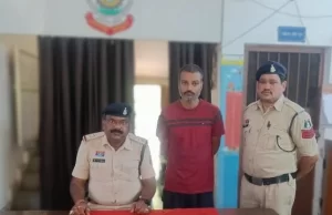 सूने मकान में चोरी करने वाले आरोपी को पुलिस ने किया गिरफ्तार