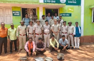 अवैध शिकार के खिलाफ वन विभाग की बड़ी कार्रवाई, चार आरोपी गिरफ्तार