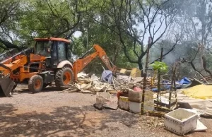 हनोदा माइनर नहर क्षेत्र में अतिक्रमण हटाने की बड़ी कार्रवाई, शासकीय भूमि कराई गई अतिक्रमण मुक्त