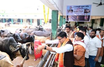 जन्मदिवस के अवसर पर वित्त मंत्री श्री ओपी चौधरी ने की गौ-सेवा, संरक्षण के प्रयासों को सराहा