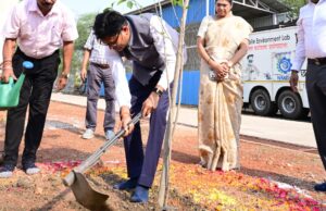 विश्व पर्यावरण दिवस पर मंत्री ओपी चौधरी ने किया मौलश्री पौधे का रोपण