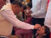 चंद्रनाहू कुर्मी-क्षत्रिय समाज के केंद्रीय अधिवेशन में मुख्यमंत्री ने बच्चों को कराया स्वर्णप्राशन