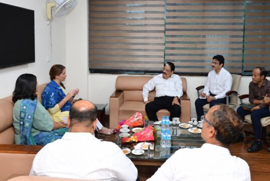 राज्य नीति आयोग और यूनिसेफ के बीच उच्चस्तरीय बैठक