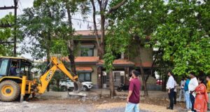 सेजबहार फेस-1 कॉलोनी की भूमि से गृह निर्माण एवं अधोसंरचना विकास मंडल ने हटाया अतिक्रमण
