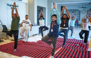 कलिंगा विश्वविद्यालय, नया रायपुर में अंतर्राष्ट्रीय योग दिवस का आयोजन