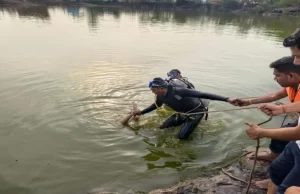 पथरिया खदान के गहरे पानी में डूबा बालक, रेस्क्यू के बाद मिला
