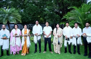 यूपीएससी 2025 के छत्तीसगढ़ टॉपरों ने वित्त मंत्री ओपी चौधरी से की मुलाकात